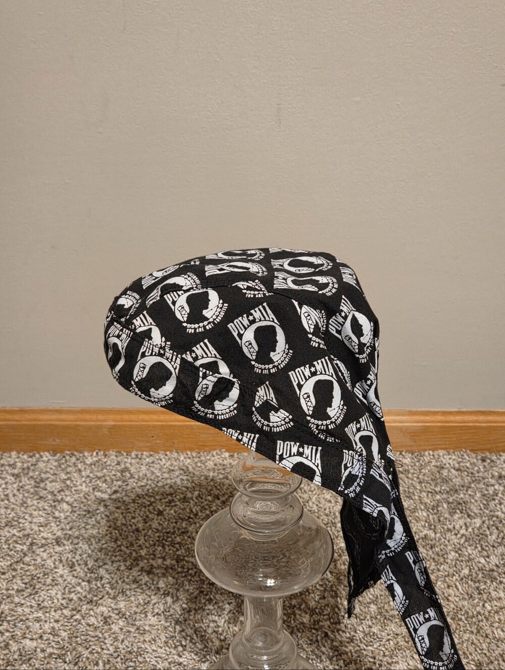 POW•MIA Pattern Biker Skullcap